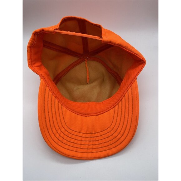 NRA Blaze Orange Vintage Adjustable Baseball Cap Hat Snap-back 90's - Picture 7 of 14
